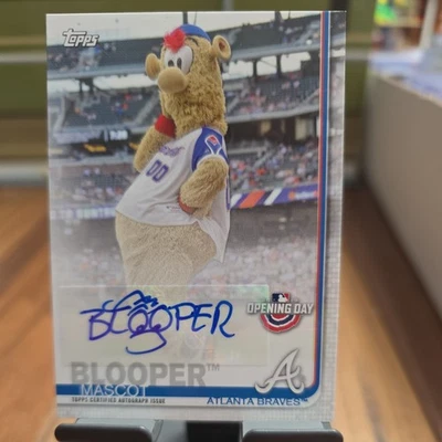 2019 Topps Opening Day - Mascots Atlanta Braves #MA-B Autographs (AU) - Image 1 of 2
