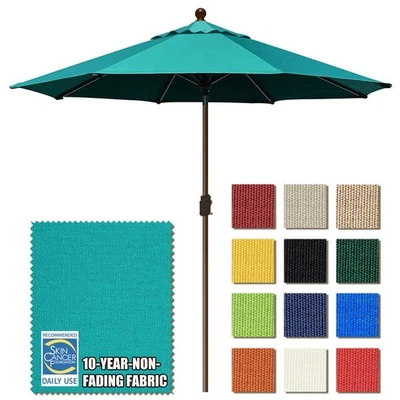 EliteShade USA 10-Year-Non-Fading 9Ft Market Umbrella Patio Umbrella Outdoor ... - Image 1 of 4
