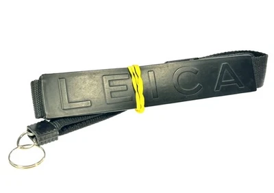 Genuine Leica Black Camera Neck Strap with Lugs for M2 M3 M4 M5 M6 M7 M8 M9 M10 - Image 1 of 2