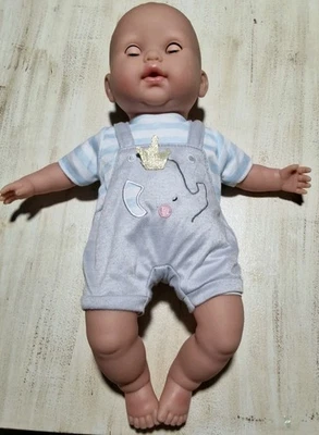 Berenguer 15 Inch  Baby Doll Soft Body Molded Head Used - Image 1 of 3