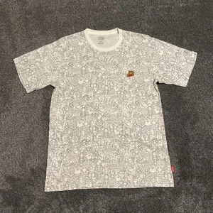 Nintendo Super Mario Shirt Gr. M Uniqlo Weiß Mario Print All Over Print - Bild 1 von 12