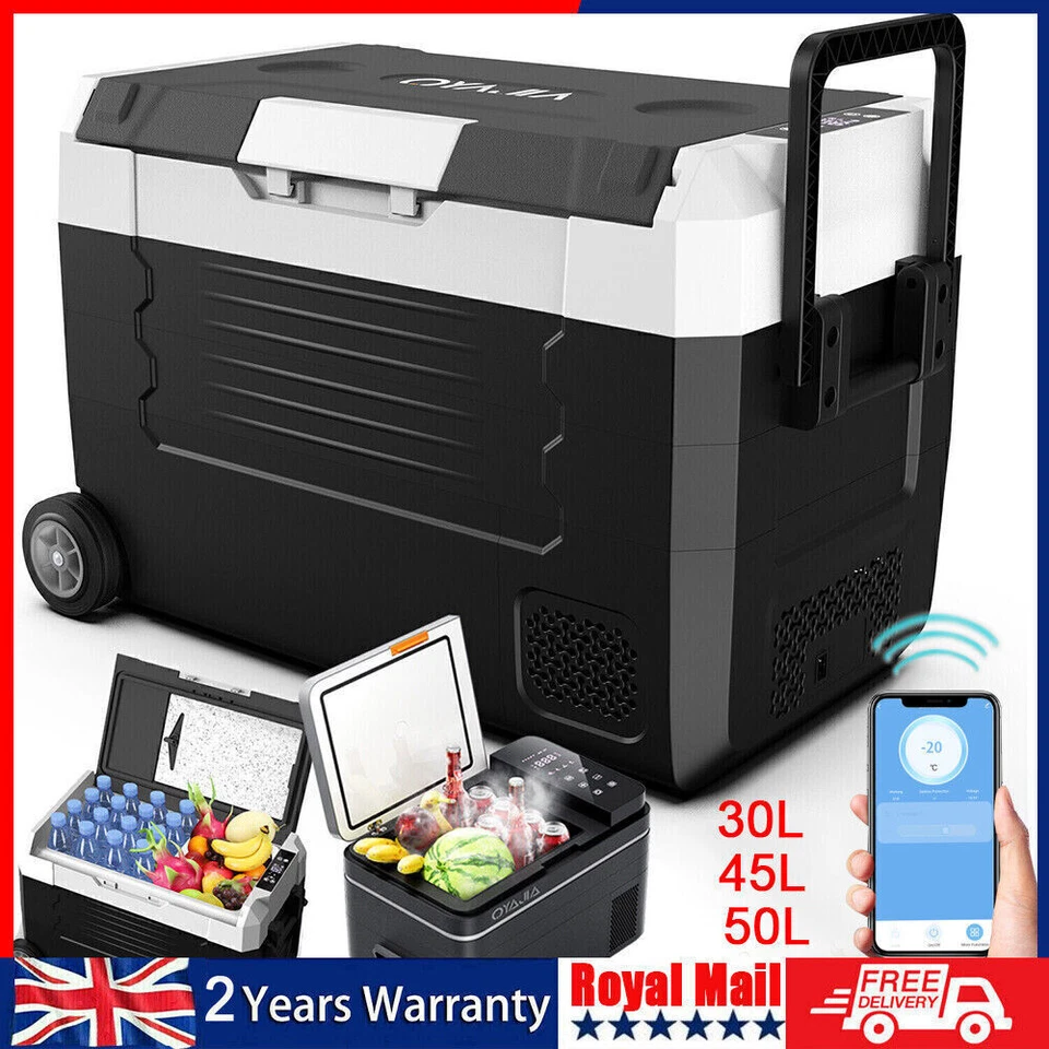 OYAJIA Dual Zone Car Refrigerator Freezer 30L/45L/55L Portable Fridge 12V/24V - Image 1 of 1