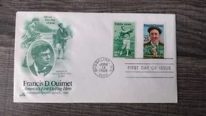 Francis Ouimet First Day of Issue Stamp & Envelope. Francis Ouimet Vintage 1988 - Picture 1 of 1