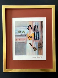 HENRI MATISSE CIRCA 1948 AWESOME SIGNED PRINT MATTED 11 X 14 + BUY IT NOW!! - Picture 1 of 4