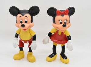Disney Mickey & Minnie Mouse Loose 5.5" Vinyl Figures Hong Kong