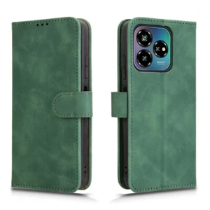 For ZTE Axon 60 Lite, Luxury PU Flip Leather Wallet Stand Card Slots Case Cover - Picture 1 of 24