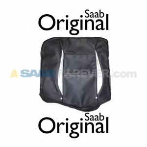 SAAB 9-5 AERO LEATHER SEAT COVER BACKREST RH REAR NEW GENUINE OEM K36 BLACK 4DR - Picture 1 of 3