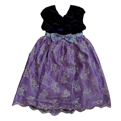 Фиолетовое платье Jona Michelle размер 5 рождественский праздник танец пение специальные случаи - Изображение 1 из 4