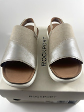 Rockport Women's Kyra W Sling Sandal - SZ/8.5 Color: Platinum