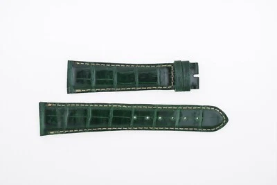 ZENITH Green NOS Leather Watch Strap 20/16 20mm (SO947) - Image 1 of 2