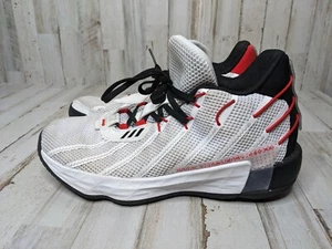 Adidas Dame 7 Size 10 Rip City Basketball Shoes H04387 Damian Lillard Red Black - Picture 1 of 14