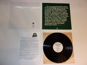 Joan Baez WL Promo 7 song '76 A&M Sampler 1st USA Press Ultrasonic CLEAN - Picture 1 of 4