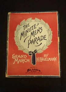 The Minute Men's Parade ~ sheet music ~ 1906 ~ complete ~ - Picture 1 of 3