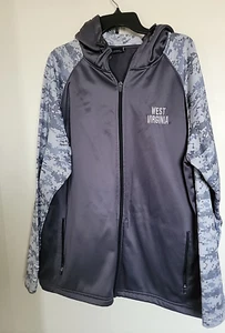 Coliseo West Virginia Chaqueta Gris Cremallera Completa XXL Para Hombre OHT Militar Sudadera con Capucha - Imagen 1 de 4