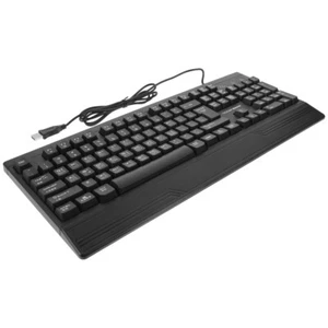 Wired Gaming Keyboard Full Size Chinese Input Typing Keyboard Accessory - Picture 1 of 12