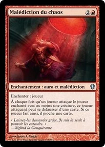 *MRM* FR/VF 4x Mal�diction du chaos (Curse of Chaos) MTG Com 2013 - Picture 1 of 1