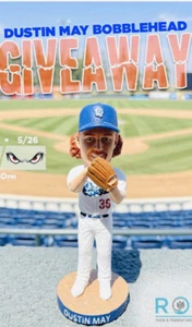 2023 Dustin May * * FREE - FREE - FREE SHIPPING * * Rancho Quakes Bobblehead SGA - Picture 1 of 1