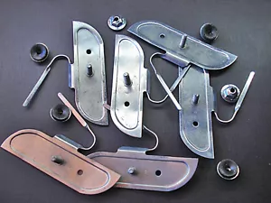 6pcs NOS trim clips sealer nuts 3" mouldings Cadillac Chevy Buick Pontiac Olds - Picture 1 of 6