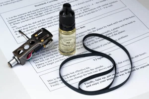 Titanium Headshell, Stylus, Belt, Oil Kit for SANSUI SR-222, SR-232, 27 - Picture 1 of 7