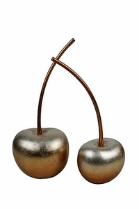 Set of two ornamental cherry sculptures - copper - Picture 1 of 1