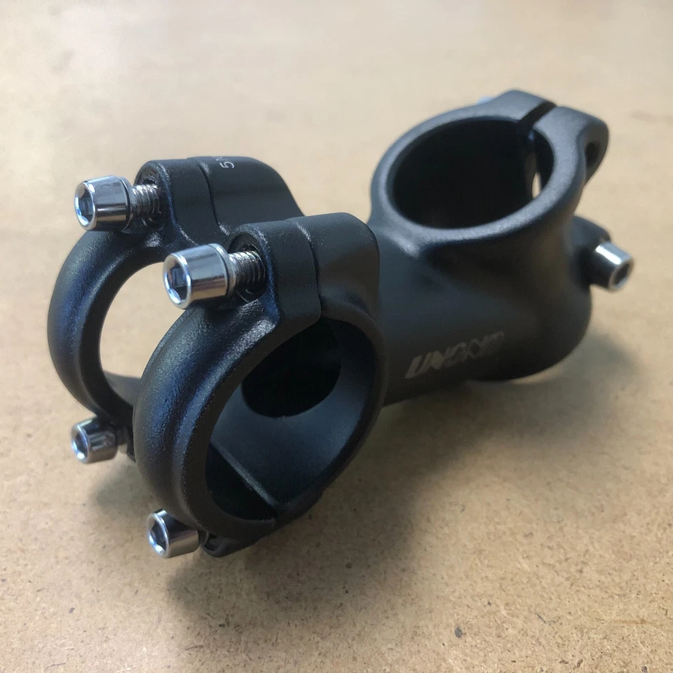 New KALLOY Bicycle Ahead Stem 1-1/8" 28.6mm 35 Deg Bar Bore 31.8mm Matt Black - Image 1 of 1