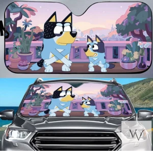 Funny BlueyDad Car Sunshade, Summer Man Cave Car Garage Accessories Decor - Picture 1 of 4