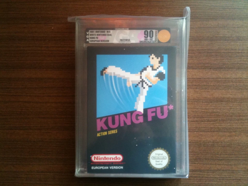 "Kung Fu" Nintendo Entertainment System NES Game New/Sealed/VGA Graded U90 - Image 1 of 3