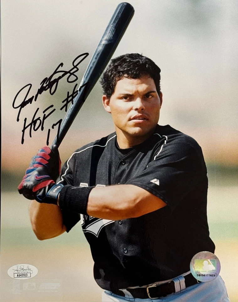 Ivan Rodriguez Autographed Marlins 8x10 Photo (JSA) - Image 1 of 1