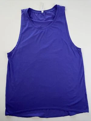 Camiseta sin mangas Fabletics para mujer púrpura mediana cuello redondo camisa atlética sin mangas Foto 1 de 4