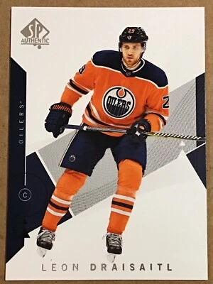 2018-19 LEON DRAISAITL UPPER DECK SP AUTHENTIC CARD #49 EDMONTON OILERS - Image 1 of 2