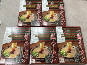 5 Pack ICHIRAN Hakata Tonkotsu Ramen Noodle Japan Thin noodles straight - Picture 1 of 5