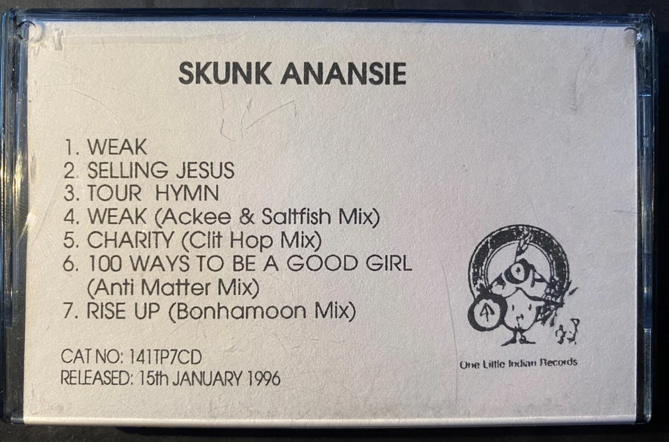 Skunk Anansie Weak rare promo cassette 1996 One Little Indian Skin rock tape - Image 1 of 3