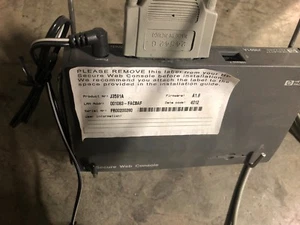 One pristine HP J3591A Secure Web Console + AC Adapter , Hanging Grid rail - Picture 1 of 6