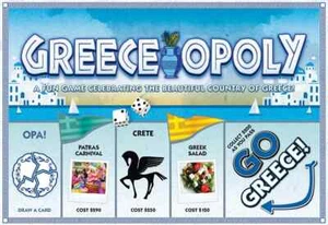 Greece-Opoly = Monopoly Style, Greek Theme, Board Game - NEW - Picture 1 of 5