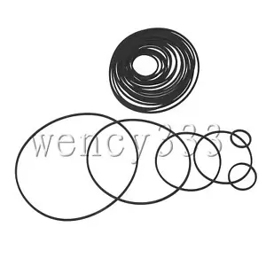 40 pezzi registratore a nastro quadrato 1,5 mm trasmissione gomma nastro misto piegato a metà 25-170 mm - Foto 1 di 4