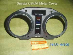 Suzuki GS450 GSX400 Meter Cover Top NOS GS450T Gauge Upper Cover OEM 34151-44100 - Picture 1 of 1