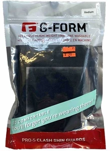 PROTECTORES DE ESPINILLA G-FORM Pro-S Clash negros talla adulto mediano para 5' a 5'7"" de altura - Imagen 1 de 8