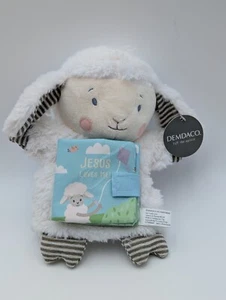 Demdaco Cordero Oveja Peluche Marioneta Jesús Libro 2024 10 Pulgadas Peluche Juguete - Imagen 1 de 7