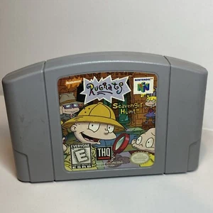 Rugrats: Scavenger Hunt Nintendo 64 Authentic N64 Tested Working Fast Shipping - Picture 1 of 3