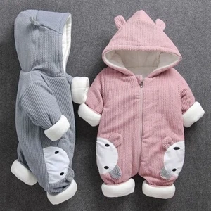 Kawaii Hooded Baby Jumpsuit, Baby Romper, Baby Coveralls - Picture 1 of 17