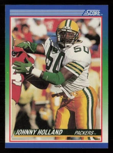 1990 Score #48 Johnny Holland Green Bay Packers Football Card - Picture 1 of 2