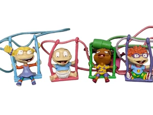 Lot Of 4 Rare Vintage Necklace Rugrats Nickelodeon 1998 Viacom Tara 18 Inch - Picture 1 of 12