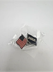 Pin de etiqueta de bandera NRA nuevo - Imagen 1 de 4