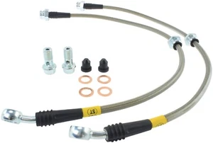 StopTech 950.42009 Stainless Steel Braided Brake Hose Kit Fits 89-98 240SX - Picture 1 of 2