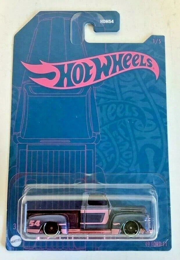 Nuevo vehículo Ford F1 2022 Hot Wheels Pearl & Chrome '49 escala 1:64 perla y cromo Foto 1 de 3