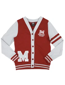 MOREHOUSE COLLEGE MUJER CÁRDIGAN HBCU MANGA LARGA SUÉTER - Imagen 1 de 1