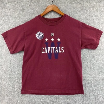 Camiseta Juvenil Washington Capitals XL 2015 Invierno Clásico Backstroke Reebok Top Foto 1 de 4