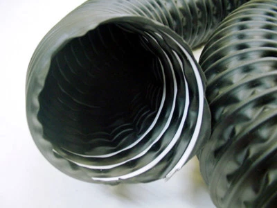 Dodge 2" Black Flexible Air Cleaner Intake Ram Air Hose Defroster SOLD BY FOOT - Image 1 of 4