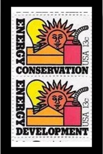 Energy Conservation & Development, Set of 2 MNH US Stamps Scott 1723-24 - Picture 1 of 1