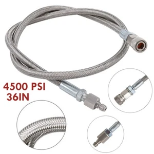 Paintball Tank Fill Whip Hose Extension Stainess Steel CO2 HPA 36IN New - Picture 1 of 7